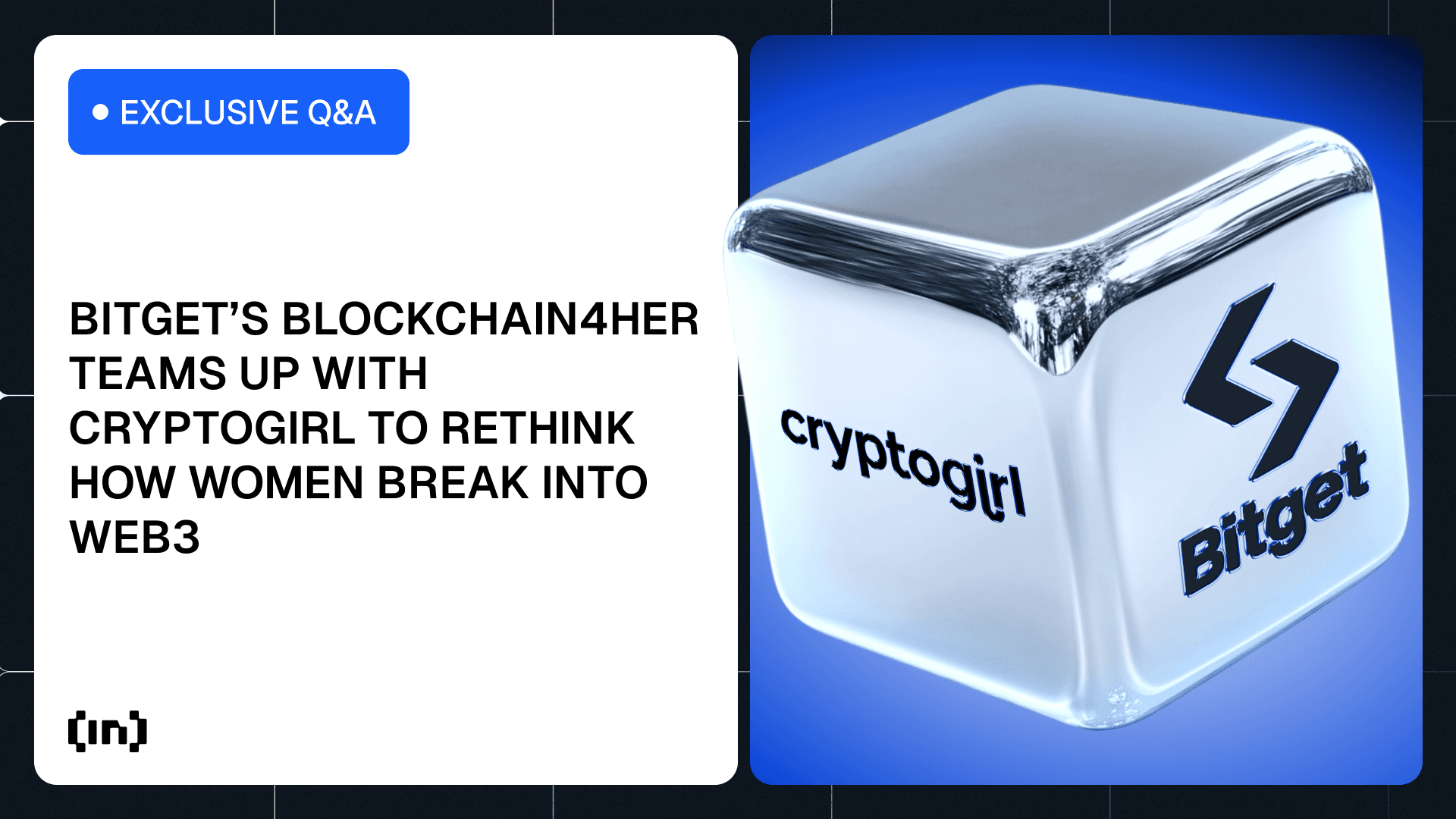 Bitgetin Blockchain4Her ja Cryptogirl miettivät uudelleen, miten naiset murtautuvat Web3:een
