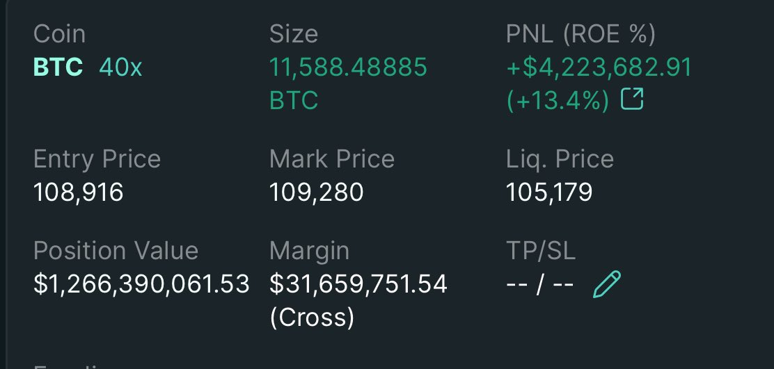 Wynn's Bitcoin bet on Hyperliquid.